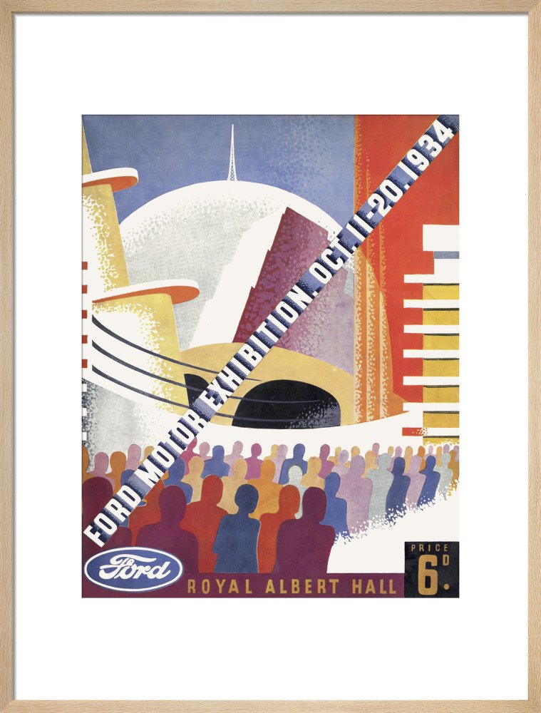 Ford Motor Exhibition Art Print - Royal Albert Hall