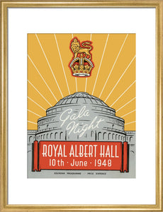 Programme for War Office Staff Gala Night, 10 June 1948 - Royal Albert Hall