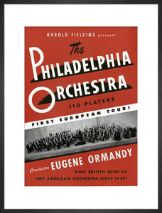 Handbill for Philadelphia Orchestra Concert, 27 May - 10 June 1949 - Royal Albert Hall