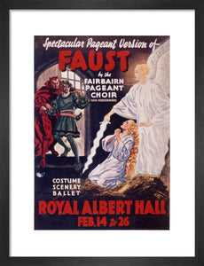 Programme for Gounod's 'Faust', 14-26 February 1938 - Royal Albert Hall