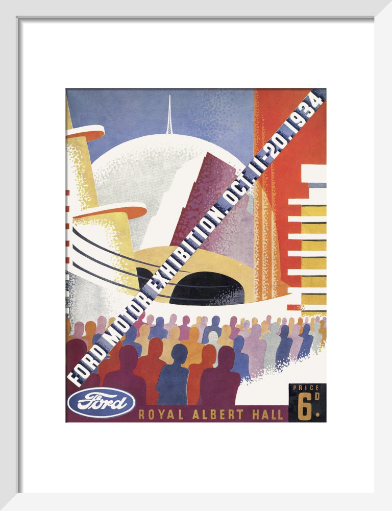 Ford Motor Exhibition Art Print - Royal Albert Hall