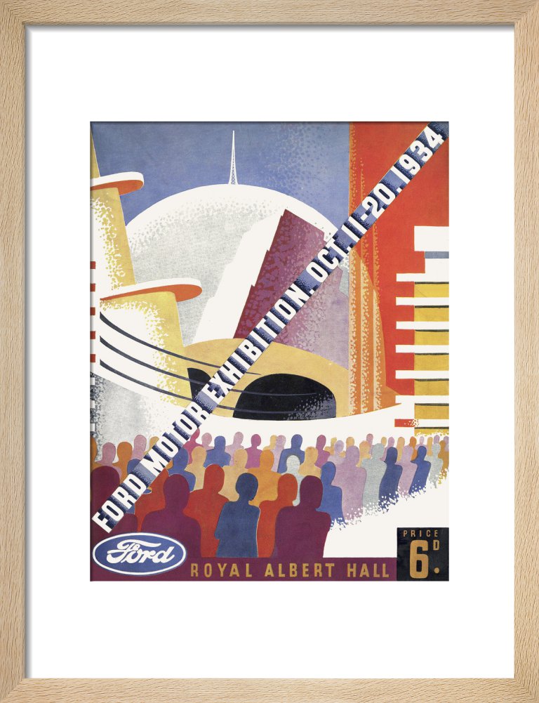 Ford Motor Exhibition Art Print - Royal Albert Hall