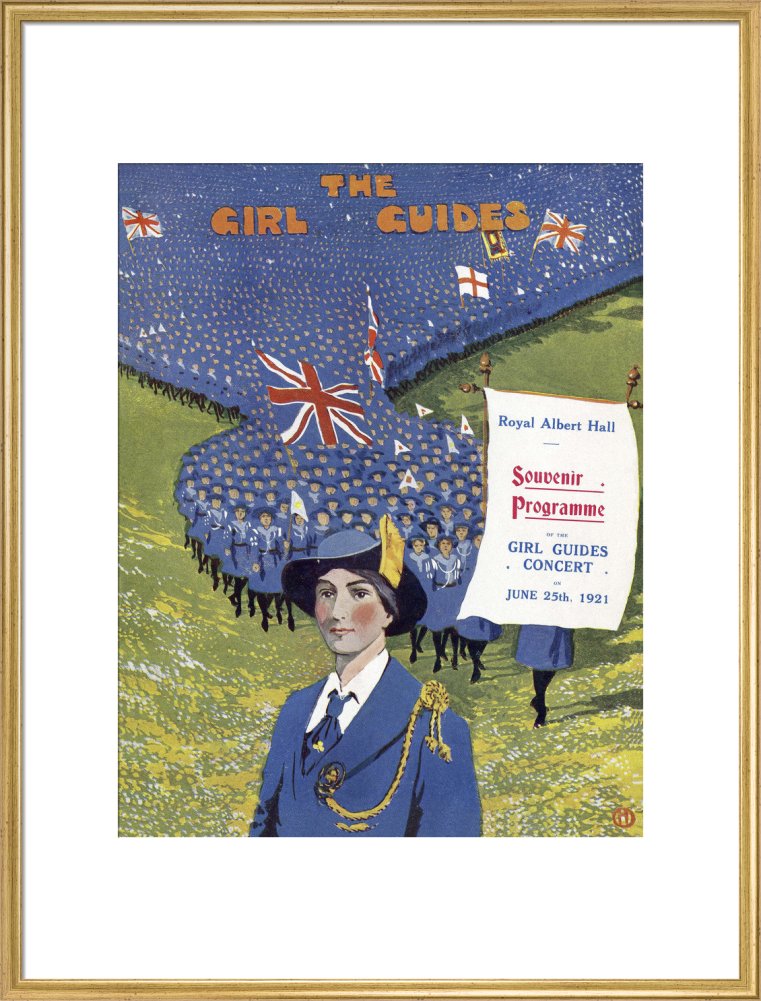 Programme for Grand Choral Concert by the Girl Guides, with a Choir of a Thousand Voices, 25 June 1921 - Royal Albert Hall