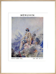 Programme for Yehudi Menuhin Concert, 28 October 1934 - Royal Albert Hall