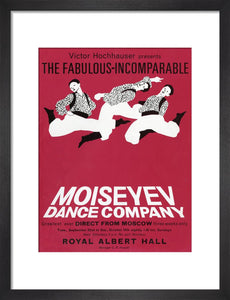 Handbill from Moiseyev Dance Company, 22 September - 10 October 1964 - Royal Albert Hall