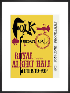 Programme for Folk Festival 1965, 19-20 February 1965 - Royal Albert Hall