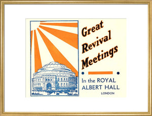 Elim Foursquare Pentecostal Alliance - Great Revival Meetings - Divine Healing, Baptisms and Holy Communion Services, 10 April 1939 - Royal Albert Hall