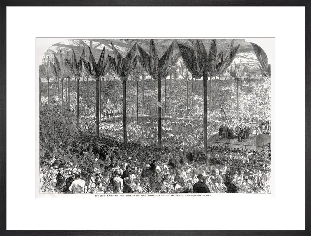 Queen Victoria laying the Hall's Foundation Stone - Royal Albert Hall