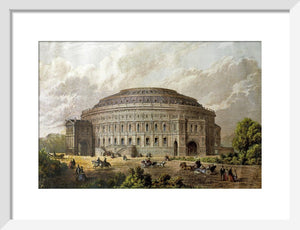 Construction illustration of the Royal Albert Hall in colour. - Royal Albert Hall