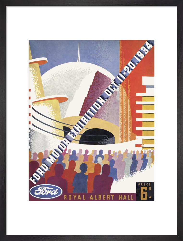 Ford Motor Exhibition Art Print - Royal Albert Hall