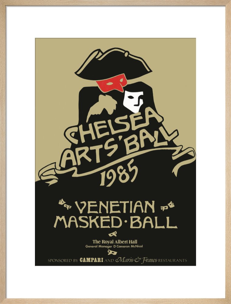 Programme for The Chelsea Arts Club Ball 1985 - Venetian Masked Ball, 11 October 1985 - Royal Albert Hall