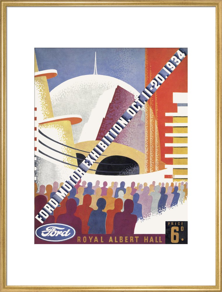 Ford Motor Exhibition Art Print - Royal Albert Hall