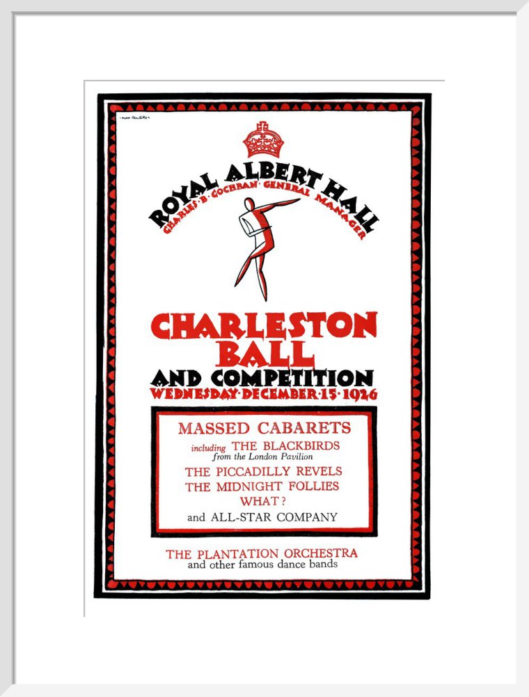 Programme for Charleston Ball and Competition, 15 December 1926 - Royal Albert Hall