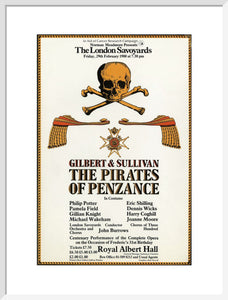 Handbill from The London Savoyards - Gilbert & Sullivan's 'The Pirates of Penzance', 29 February 1980 - Royal Albert Hall