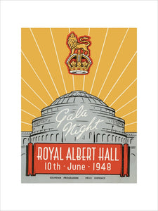 Programme for War Office Staff Gala Night, 10 June 1948 - Royal Albert Hall