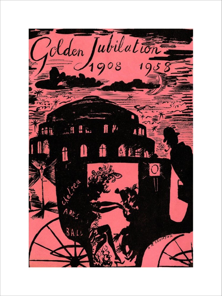 Programme for The Chelsea Arts Club Annual Ball - 'Golden Jubilation' (1908-1958), 31 December 1958 - Royal Albert Hall