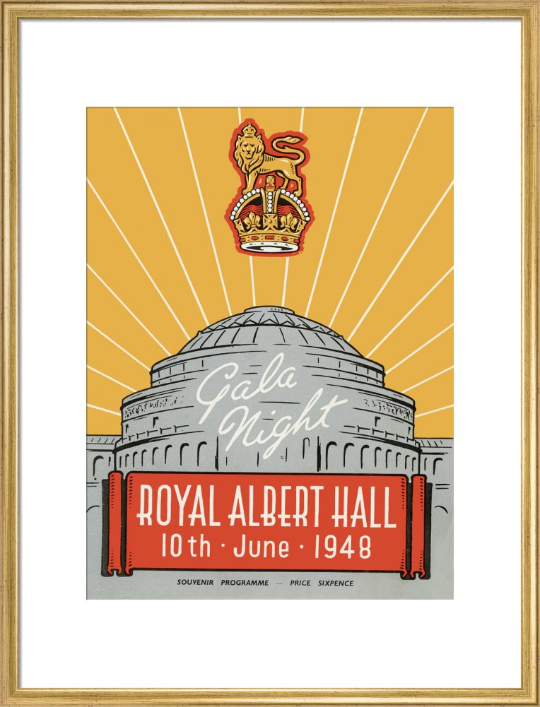 Programme for War Office Staff Gala Night, 10 June 1948 - Royal Albert Hall