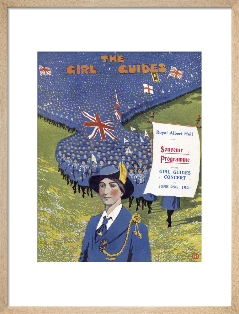 Programme for Grand Choral Concert by the Girl Guides, with a Choir of a Thousand Voices, 25 June 1921 - Royal Albert Hall