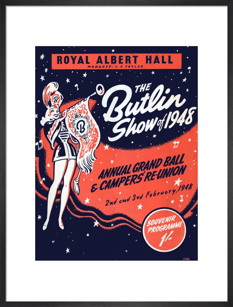 Programme for Butlin's Show of 1948 - Annual Grand Ball and Campers' Re-Union, 2-3 February 1948 - Royal Albert Hall