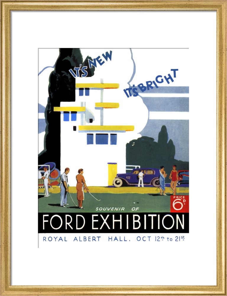 Programme for Ford Motor Exhibition, 12-21 October 1933 - Royal Albert Hall