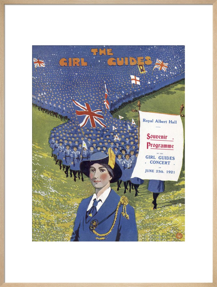 Programme for Grand Choral Concert by the Girl Guides, with a Choir of a Thousand Voices, 25 June 1921 - Royal Albert Hall