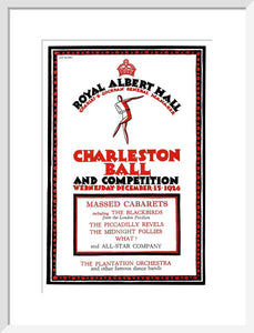 Programme for Charleston Ball and Competition, 15 December 1926 - Royal Albert Hall