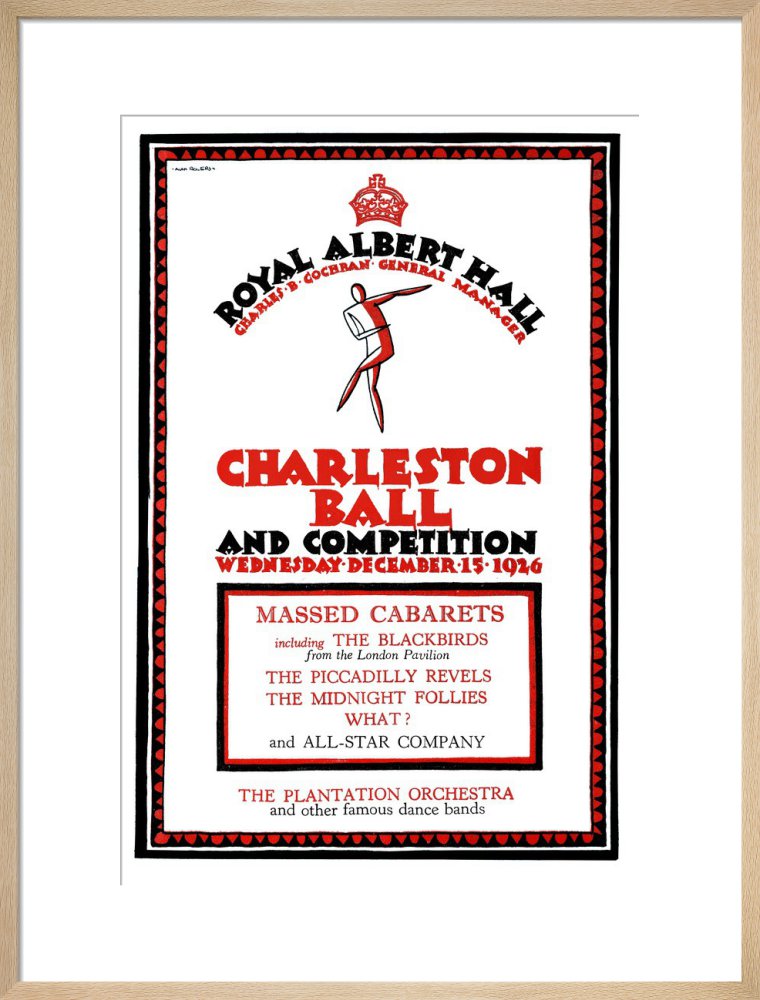 Programme for Charleston Ball and Competition, 15 December 1926 - Royal Albert Hall