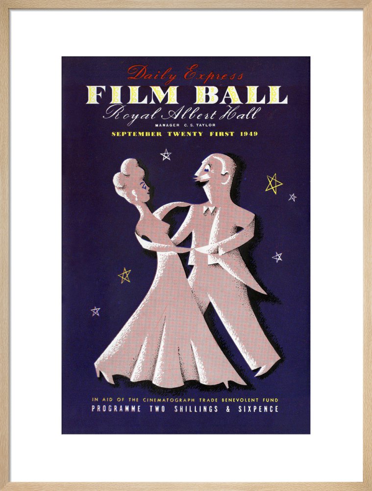 Programme for The Daily Express Film Ball, in aid of The Cinematograph Trade Benevolent Fund, 21 September 1949 - Royal Albert Hall