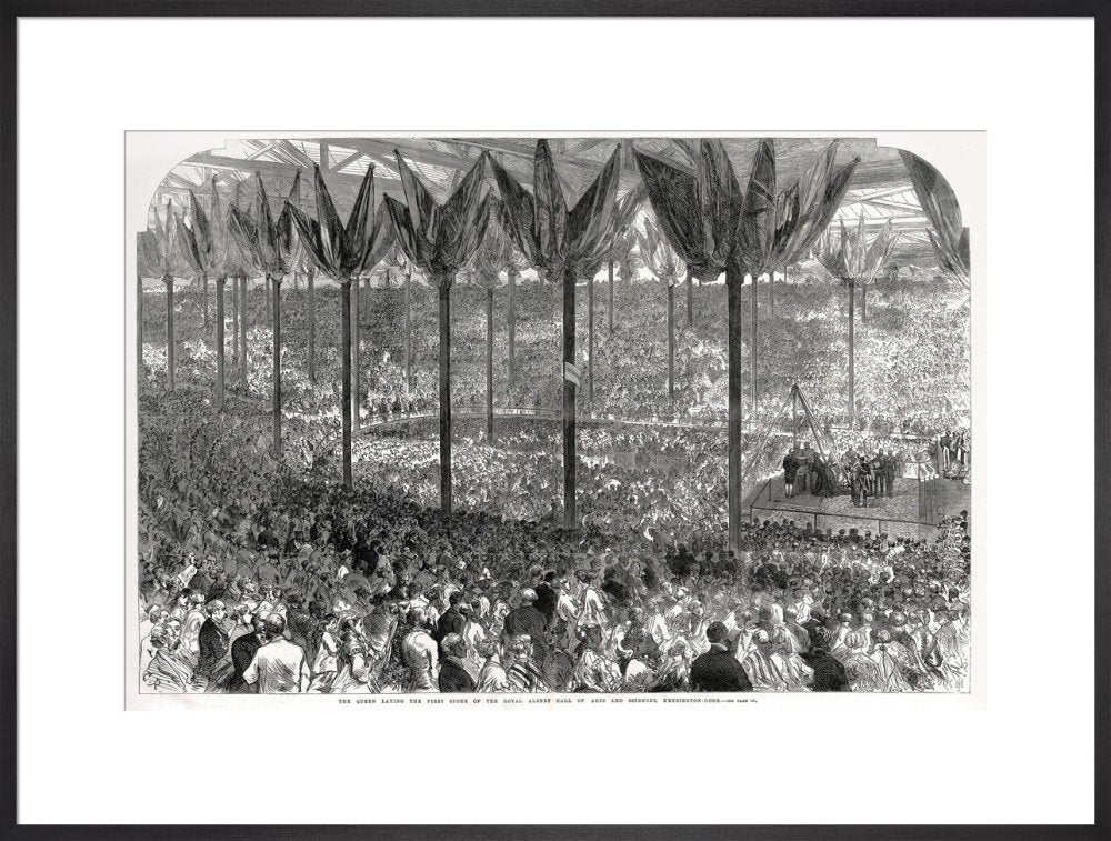 Queen Victoria laying the Hall's Foundation Stone - Royal Albert Hall