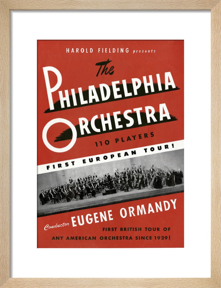 Handbill for Philadelphia Orchestra Concert, 27 May - 10 June 1949 - Royal Albert Hall