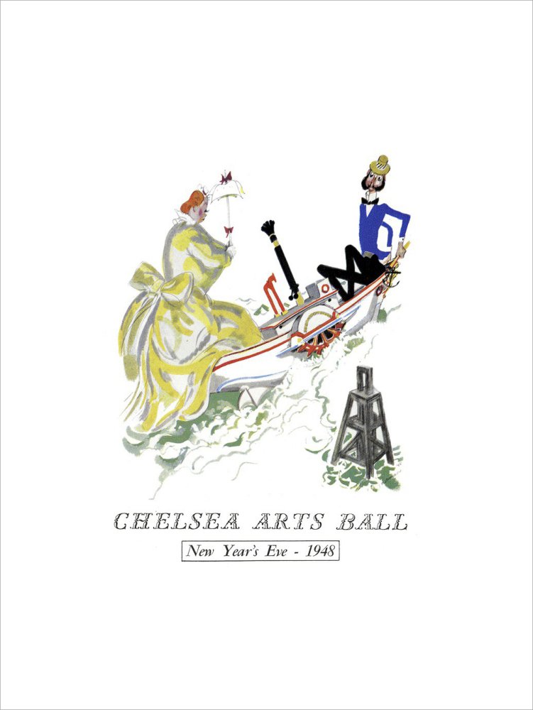 Programme for The Chelsea Arts Club Annual Ball - 'London River', 31 December 1948 - Royal Albert Hall