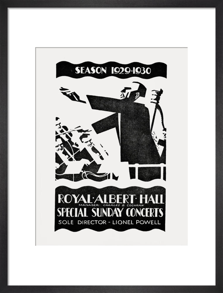 Special Sunday Concerts (1929-1930 Season) Art Print
