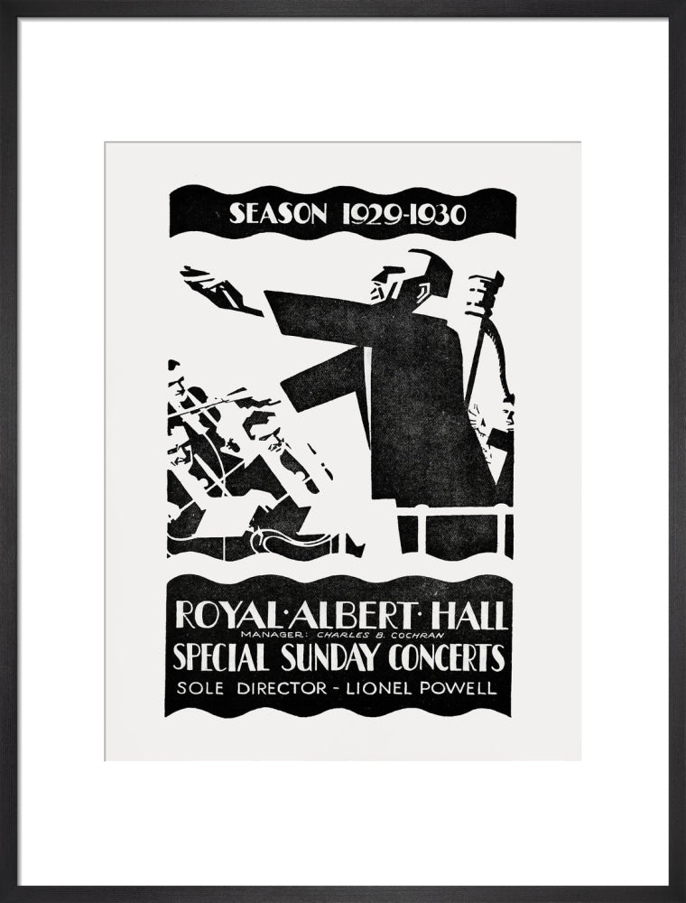 Special Sunday Concerts (1929-1930 Season) Art Print