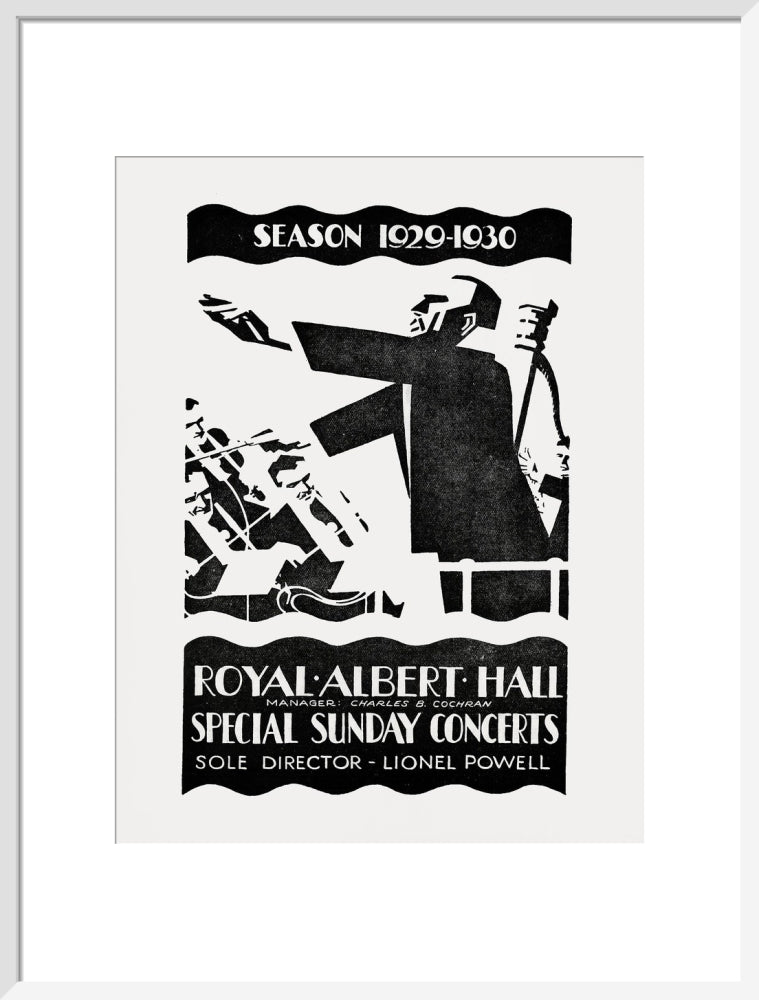 Special Sunday Concerts (1929-1930 Season) Art Print