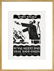 Special Sunday Concerts (1929-1930 Season) Art Print