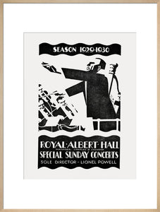 Special Sunday Concerts (1929-1930 Season) Art Print