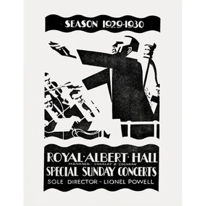 Programme for Special Sunday Concerts - Season 1929-1930, 5 January 1930 - Royal Albert Hall