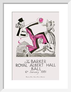 The Barker Royal Albert Hall Ball Art Print