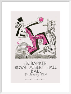 The Barker Royal Albert Hall Ball Art Print