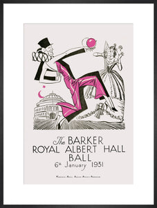 The Barker Royal Albert Hall Ball Art Print