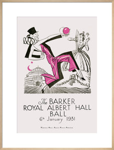 The Barker Royal Albert Hall Ball Art Print