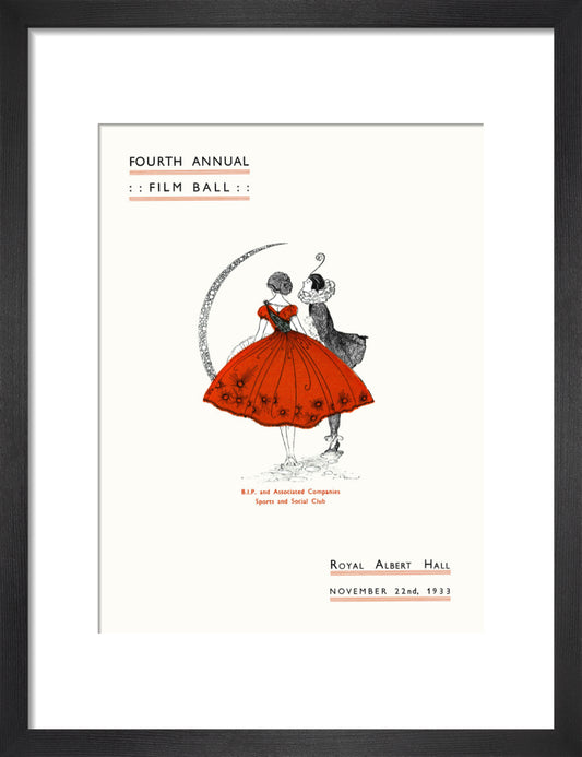 Fourth Annual Film Ball Art Print