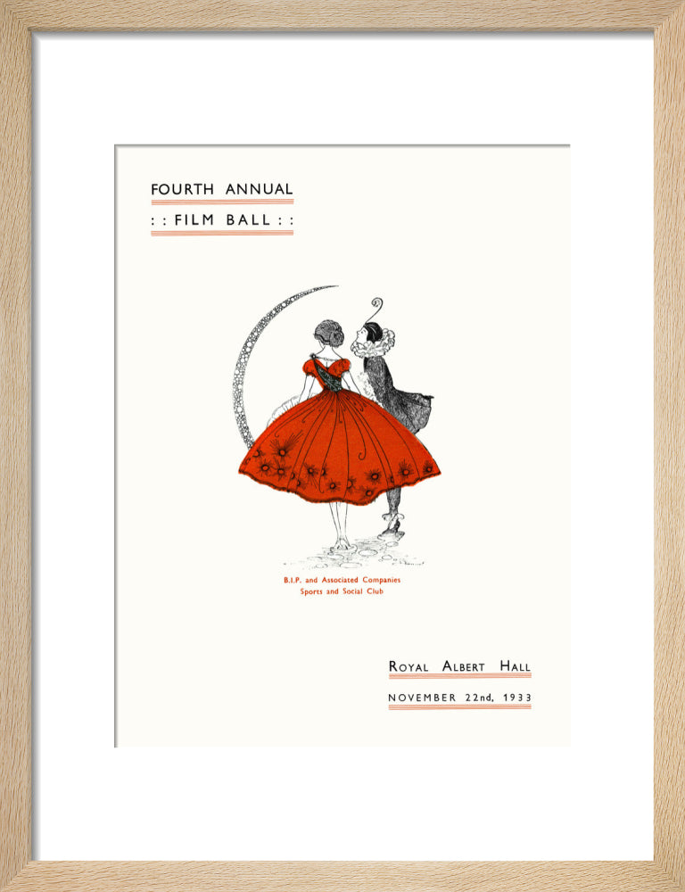 Fourth Annual Film Ball Art Print