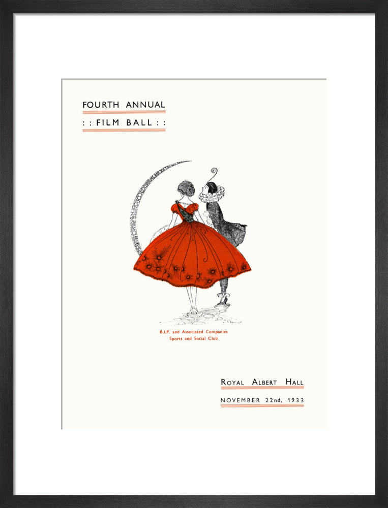 Fourth Annual Film Ball Art Print