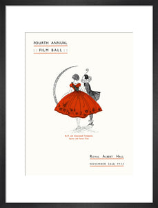 Fourth Annual Film Ball Art Print