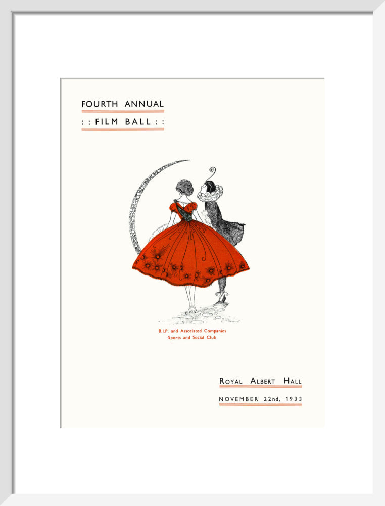 Fourth Annual Film Ball Art Print