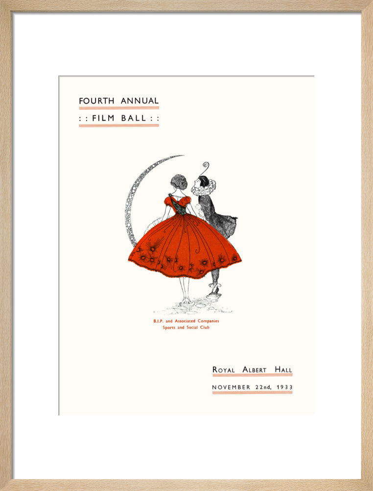 Fourth Annual Film Ball Art Print