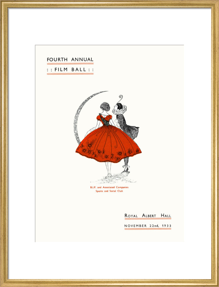 Fourth Annual Film Ball Art Print