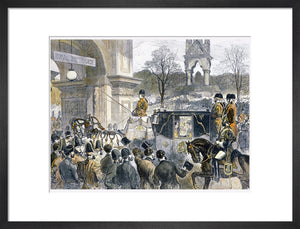 Illustration of the Official State Opening of the Royal Albert Hall Art Print