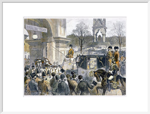 Illustration of the Official State Opening of the Royal Albert Hall Art Print